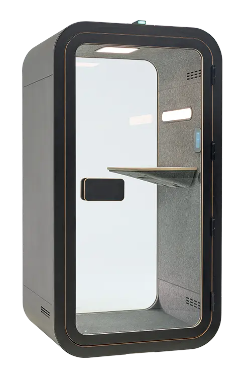 ACOUSTIC SPACE 120, akustický box 2200x1200x990 mm, černá/černá